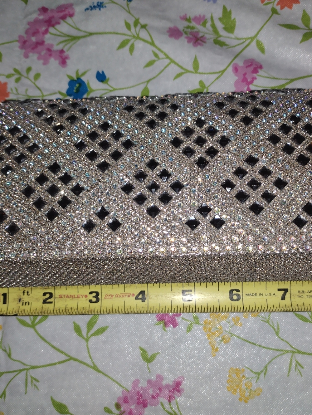 Glitter Evening Clutch in Champagne